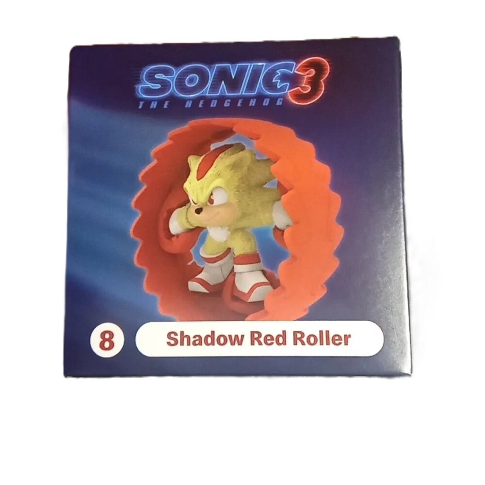 Sonic 3 the Hedgehog 8 Shadow Red Roller Toy NEW in box
